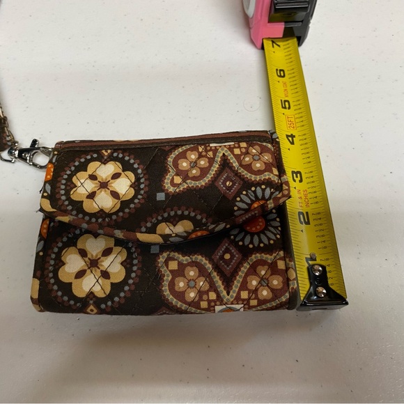 Vera Bradley wristlet wallet Canyon brown boho floral cottage core - Picture 9 of 9